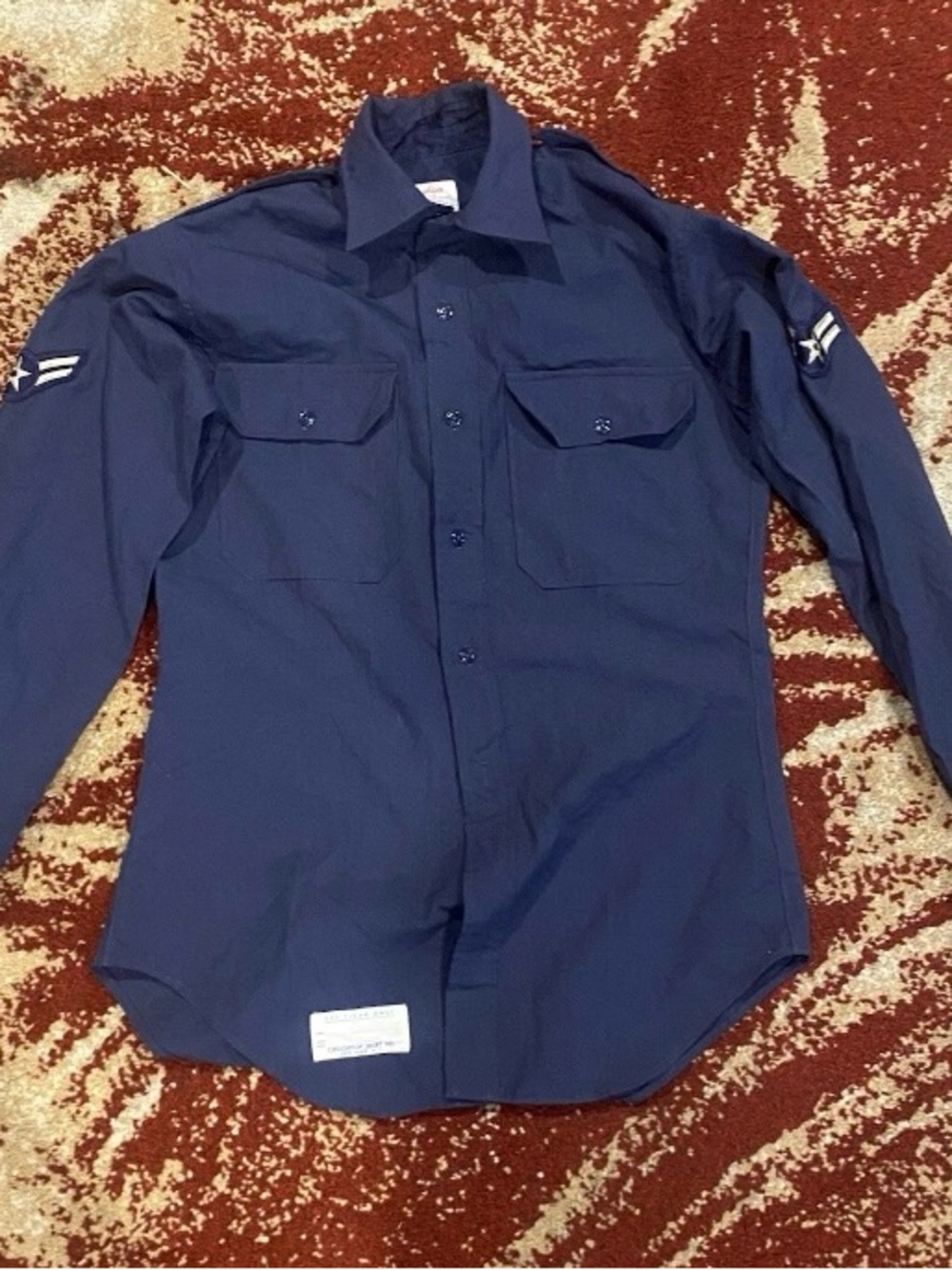 Vintage Bendone USAF Uniform Shirt 34 Inches